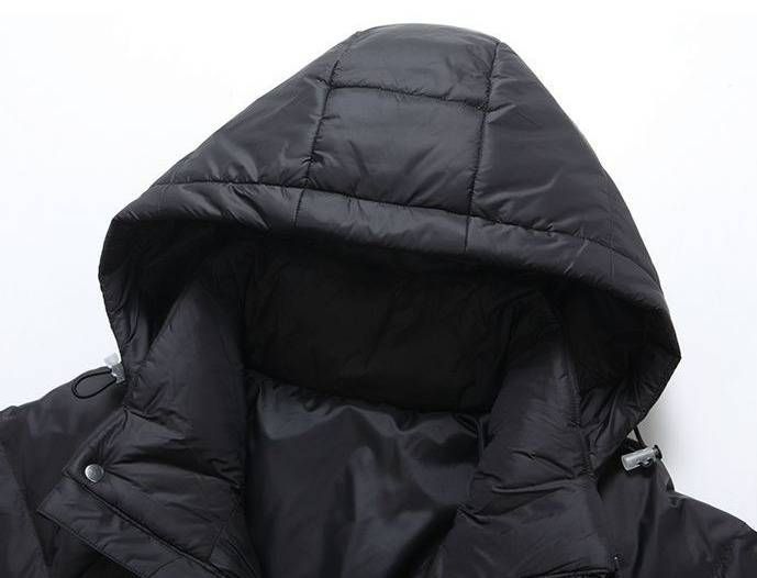 Men's Clothing 25 New Autumn And Winter High-quality Embroidered Chest Label Loose Detachable Hooded Warm Thickened Cotton Jacket_voghion.com
