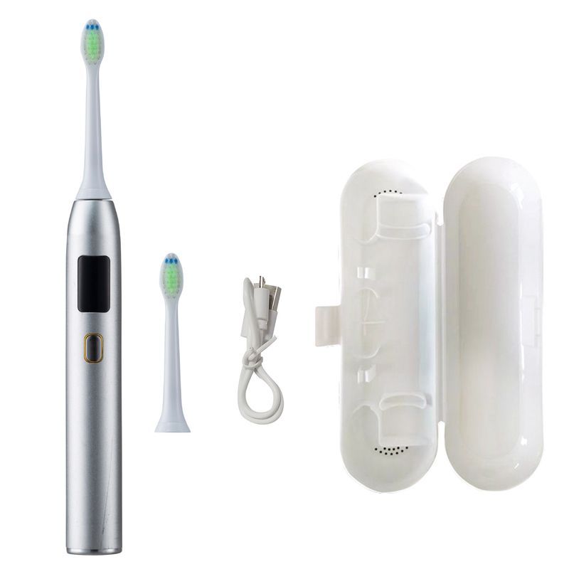 Ruixingst Austauschbare Sart Ein-Knopf-Bedienung Komfortabler Griff Niederspannung Ultraschall Elektrische Zahnbürste Für_voghion.com