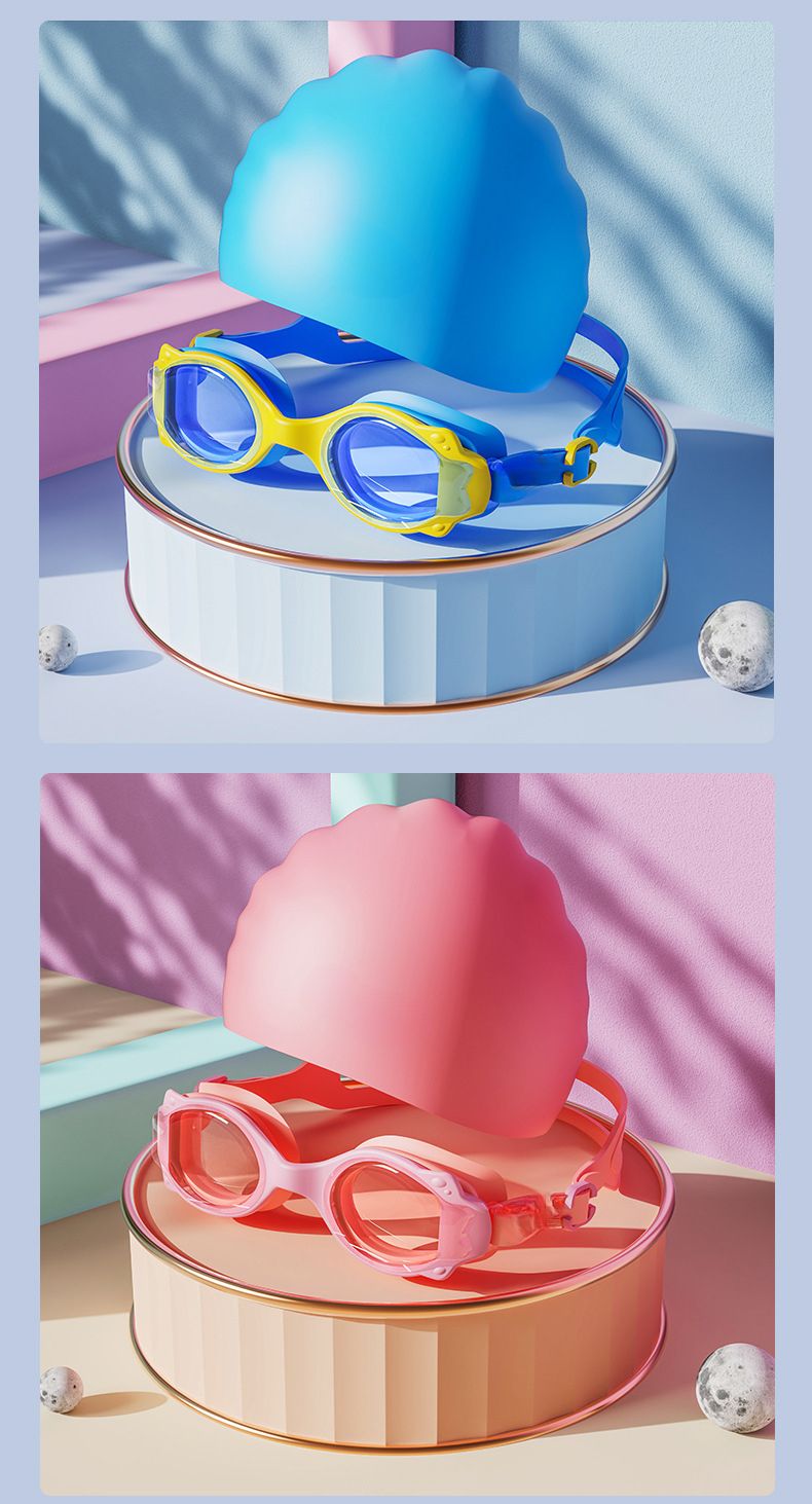 Kinder HD waterdichte anti-condens professionele duikbril voor jongens en meisjes met klein frame_voghion.com