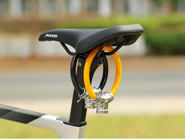 Fahrrad-Ringschloss aus dickem Stahlkabellegierungsringschloss für Bergstraßen, Elektrofahrrad, wasserdicht, scherfest, Diebstahlsicherung_voghion.com