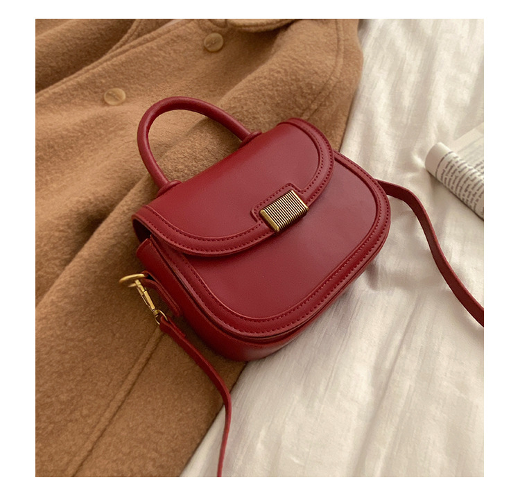 2024 Neue Retro-Handtasche Damentasche Minimalistische kleine quadratische Tasche Modische Umhängetasche mit einer Schulter_voghion.com