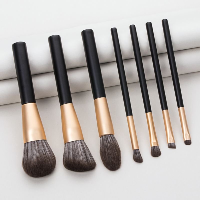 7 pcs makeup brushes set makeup tools beauty brush set factory portable eye shadow brush GUJHUI_voghion.com