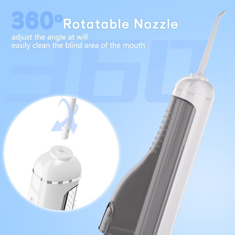 Ață dentară electrică, ață dentară portabilă cu apă, îndepărtarea tartrului, încărcare, curățare orală portabilă și curățarea dinților_voghion.com