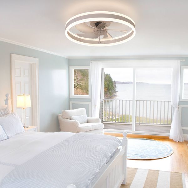 Ceiling Fan With Lights Dimmable LED_voghion.com