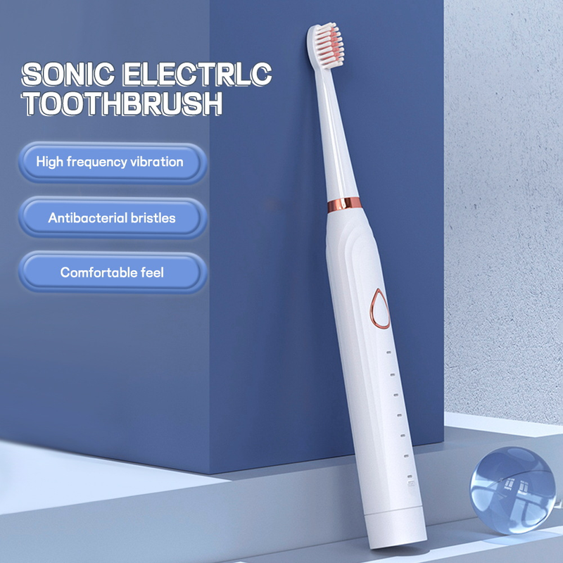 Brosse à dents électrique rechargeable à vibrations soniques_voghion.com