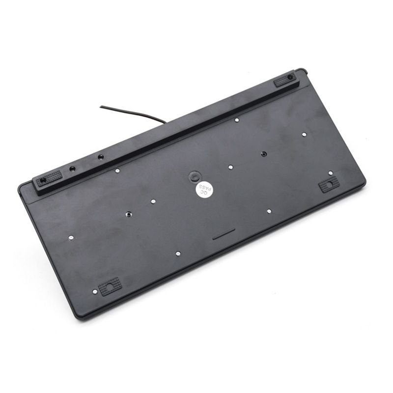Teclado com interface USB multimídia externa Slim Chocolate Notebook com fio_voghion.com