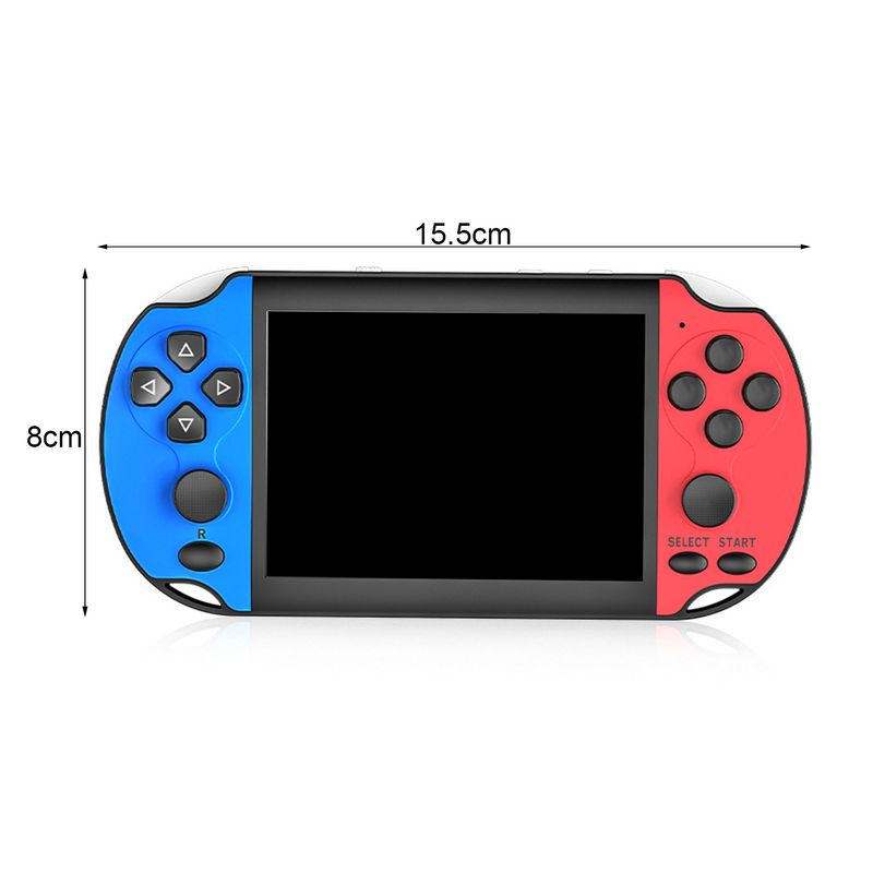 Xinweiqing 3.5-inch X7S Handheld 8G Built-in 1200 Classic Games Nostalgic Gift Large Display Portable Video Game Console_voghion.com