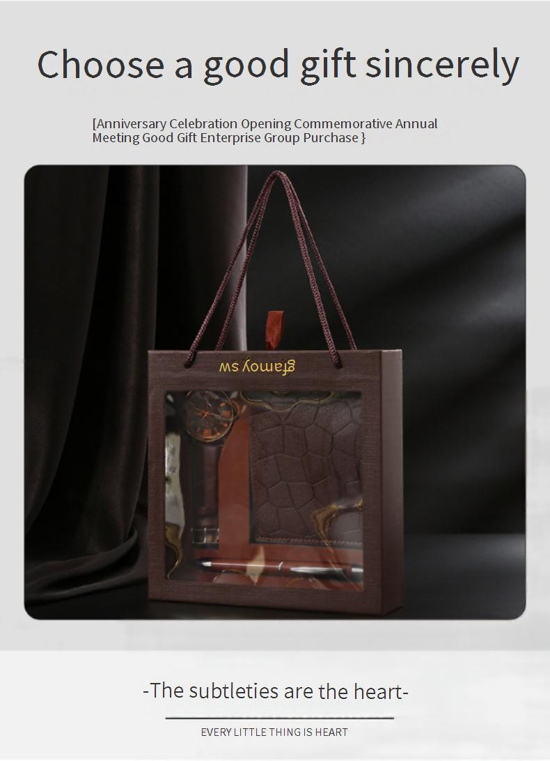 Herrklockor Hettsäljande presentaffärskostym Kvartsklocka Farsdagsdräkt Praktisk herrplånbok Souvenirpresent_voghion.com