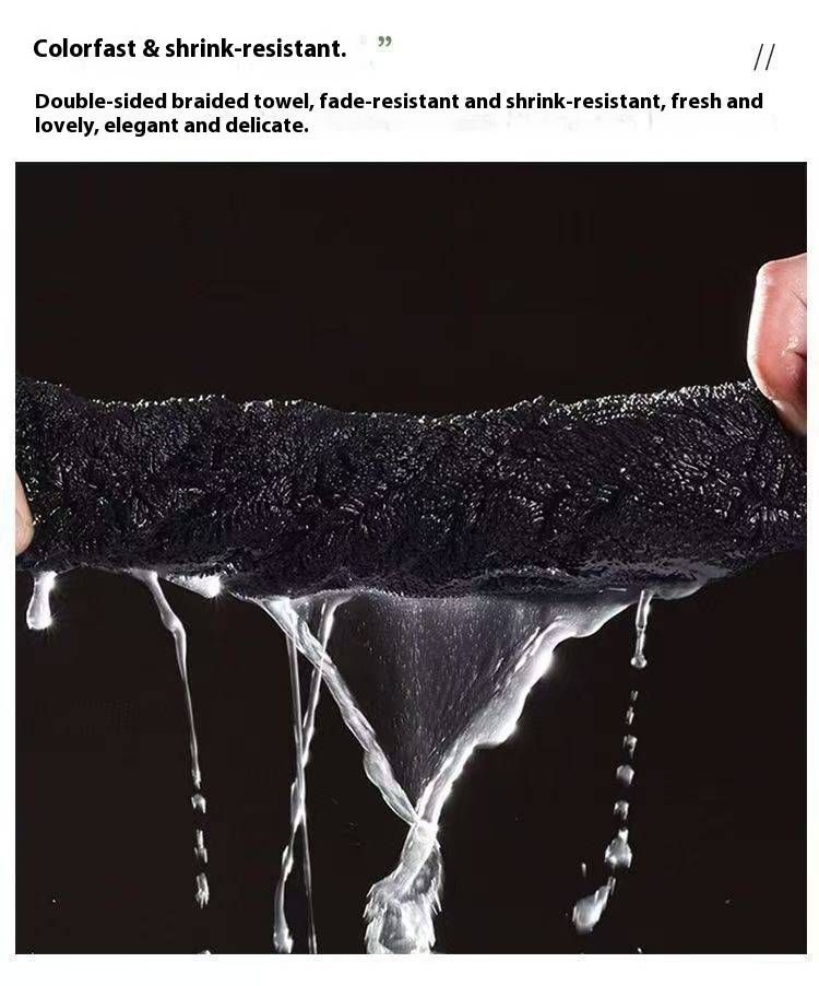 Premium Braided Microfiber Car Wash Towel – Ultra Absorbent, Lint-Free, Scratch-Free Cleaning Cloth For Cars, Windows & Surfaces_voghion.com