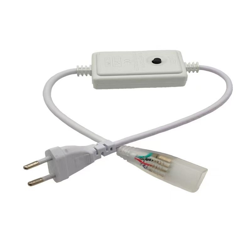 Conectores para tiras LED de alto voltaje de 220 V: conector de cobre resistente al agua para tiras monocromáticas y RGB (estándar de EE. UU./UE, 10 mm/12 mm)_voghion.com