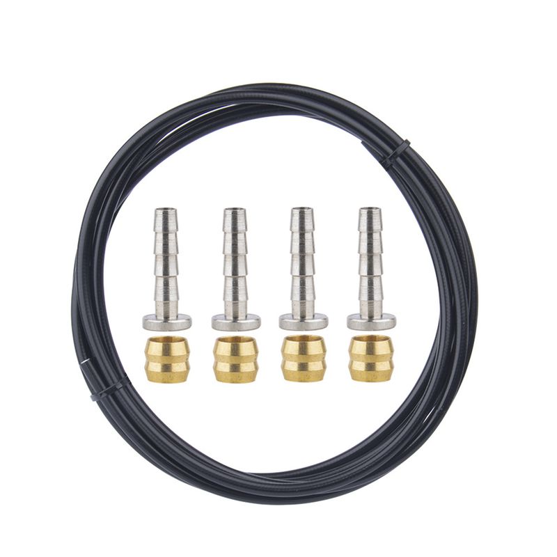 Präzisionsgefertigter Fahrrad-Hydraulikschlauch SMBH59BH90, Olive und Anschlusseinsatz, Set 2, 5 m, für Shimano-Bremssystem_voghion.com