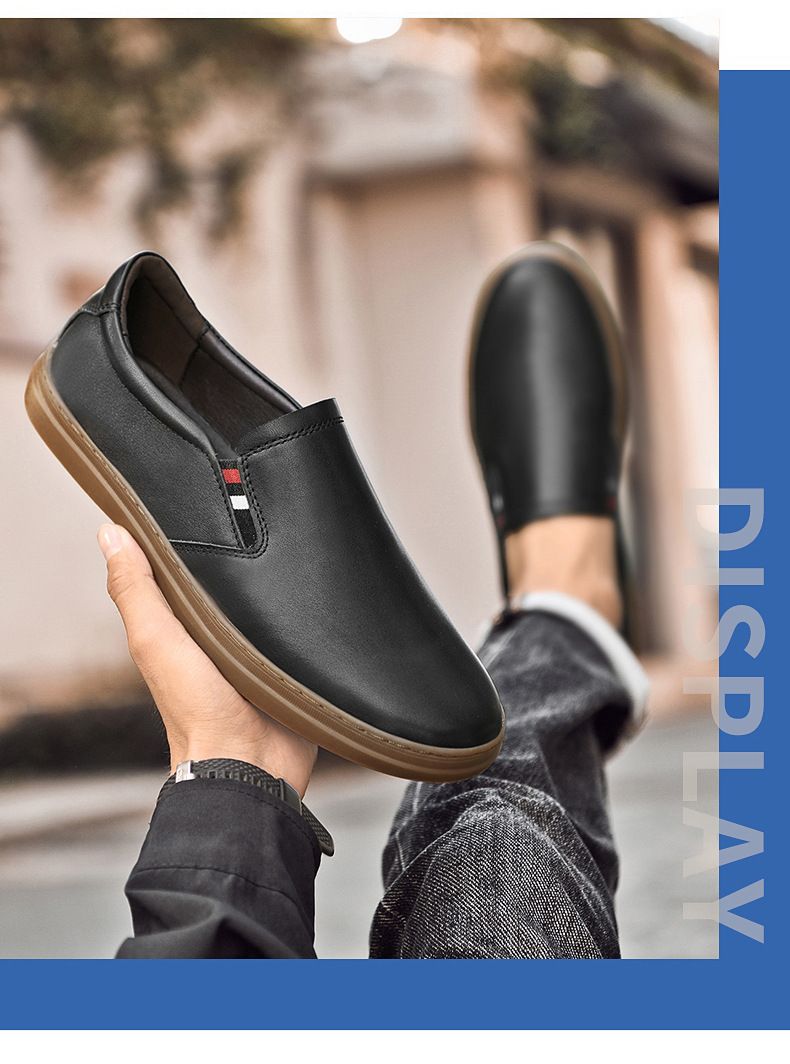 British Board Shoes Are Simple And Comfortable, Trendy With Small Leather Shoes, Work Shoes_voghion.com
