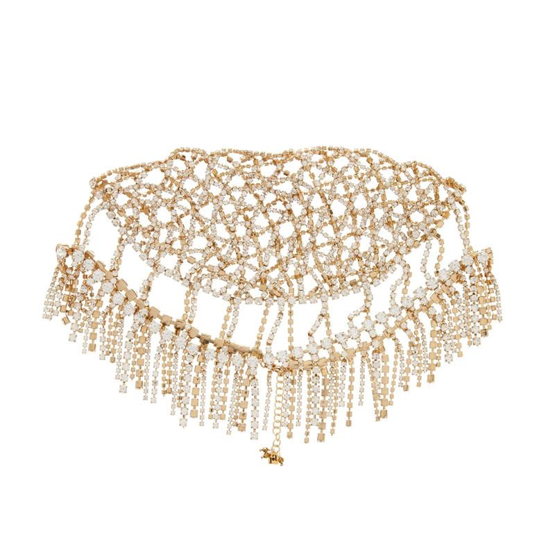 Nuovi accessori per capelli con nappe, strass, copricapo in rete, da donna, sposa, fatto a mano, accessori alla moda, copricapo_voghion.com