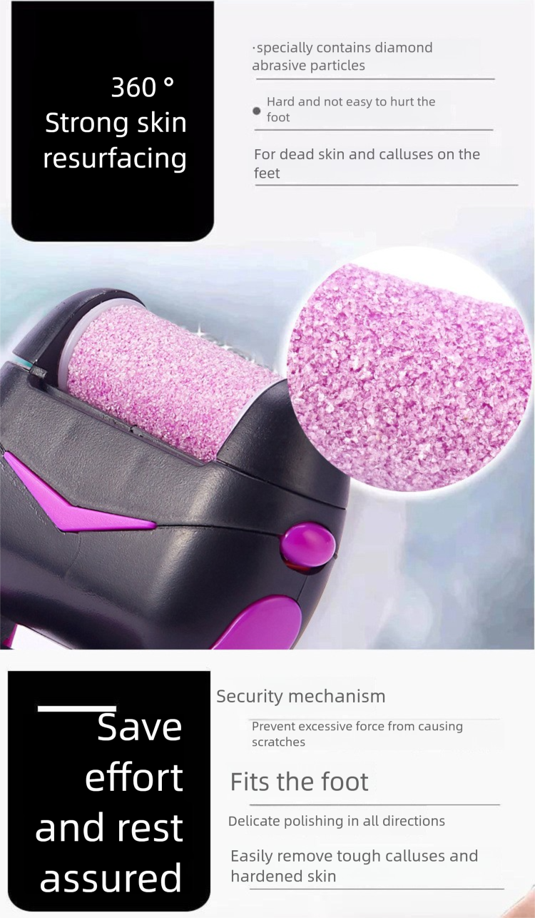 Neu Elektrische Datei Pediküre Stein Ferse Hause Fuß Wäscher Kallus Remover_voghion.com