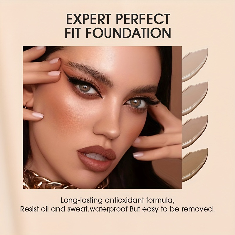 USHAS vendita calda fondotinta liquido correttore a copertura totale trucco naturale resistente impermeabile_voghion.com