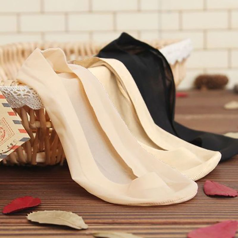 Zhuoxinder Calzini segreti da donna estivi invisibili a taglio basso antiscivolo in silicone traspirante setoso-1_voghion.com