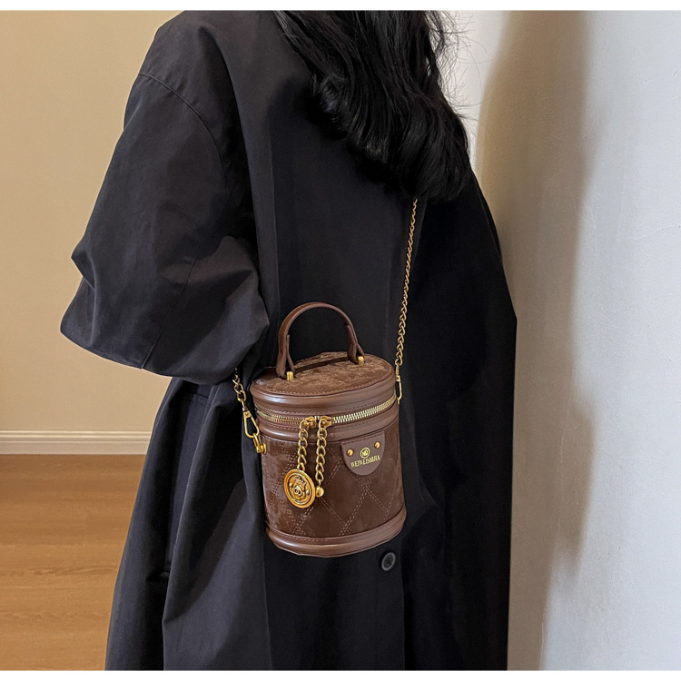 2024 m. Naujas Retro Bucket Krepšys, Universali grandinėlė, Madingas rankinis pečių krepšys, Didelės talpos madingas Crossbody Bag, madingas_voghion.com