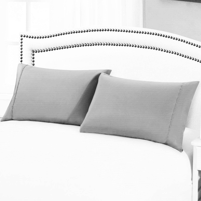 Premium Polyester Pillowcase Set – Soft 40s Fabric, Hypoallergenic & Wrinkle-Resistant (51x76cm & 50x101cm, 5 Classic Colors)_voghion.com