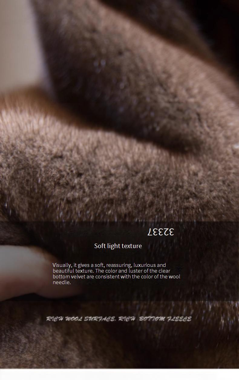 Lange imitatienertsjas met inzetstukken van coutureleer (klokkenmouwen voor compatibiliteit met operahandschoenen, arctische overlevingskap voor woon-werkverkeer in Siberië)_voghion.com