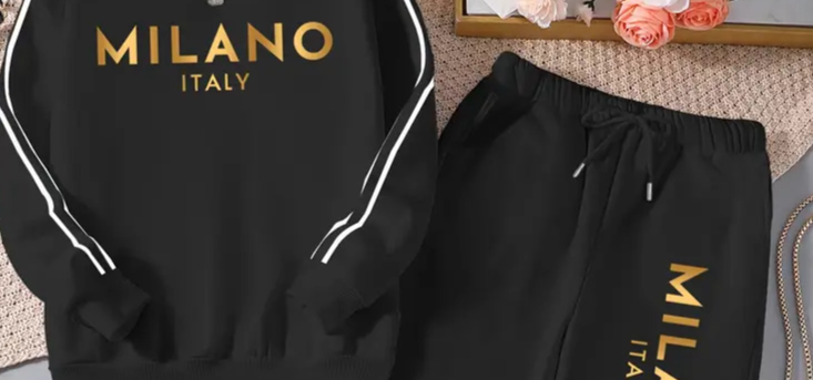 Ensemble sweat à capuche et jogging unisexe streetwear – Imprimé lettre surdimensionné, polyester brossé anti-boulochage (S-XXL Berlin Urban Aesthetic)_voghion.com
