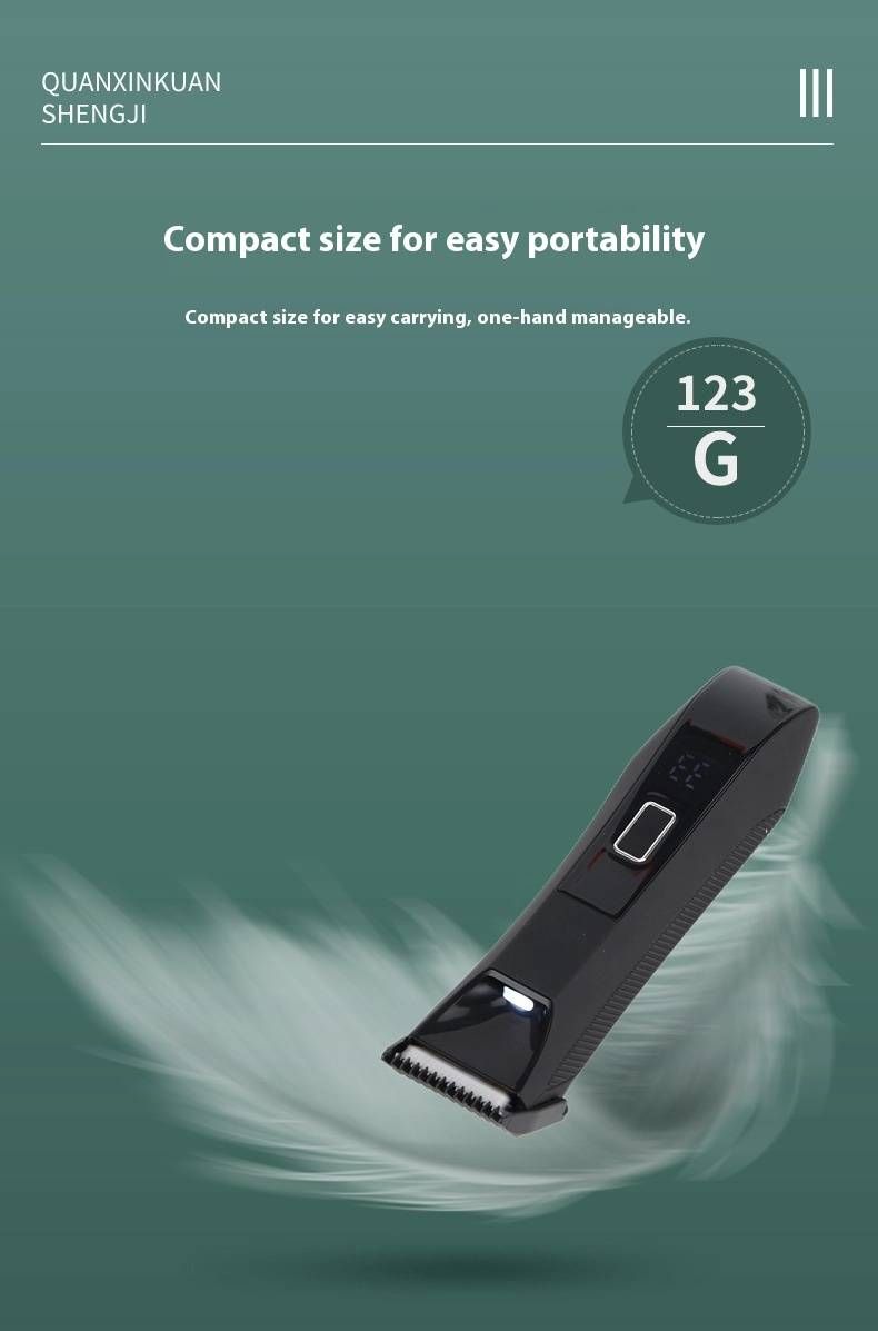 3-in-1 Electric Body Hair Trimmer – USB-C Rechargeable Shaver For Men With LCD Display (Ceramic Blades, Waterproof, Full Body Grooming)_voghion.com