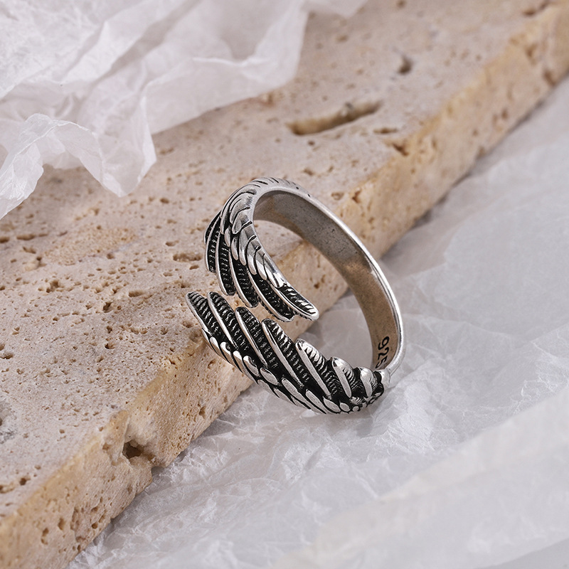 Sterling Sterling VENUS Sier Vintage sulgedest sõrmus naistele Isiksus Trendikas Tai Sier Ehted 2023 Uus_voghion.com