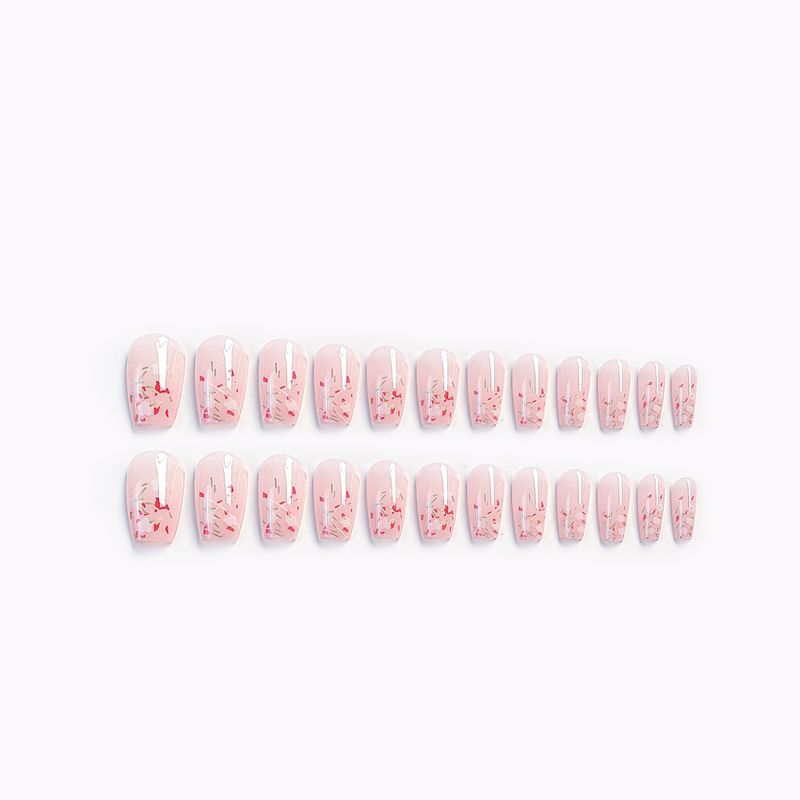Pure Desire, Fresh, Small Flower, Long Style Products, False Nails, Detachable Removal Tablets, Wearable Nail X77_voghion.com