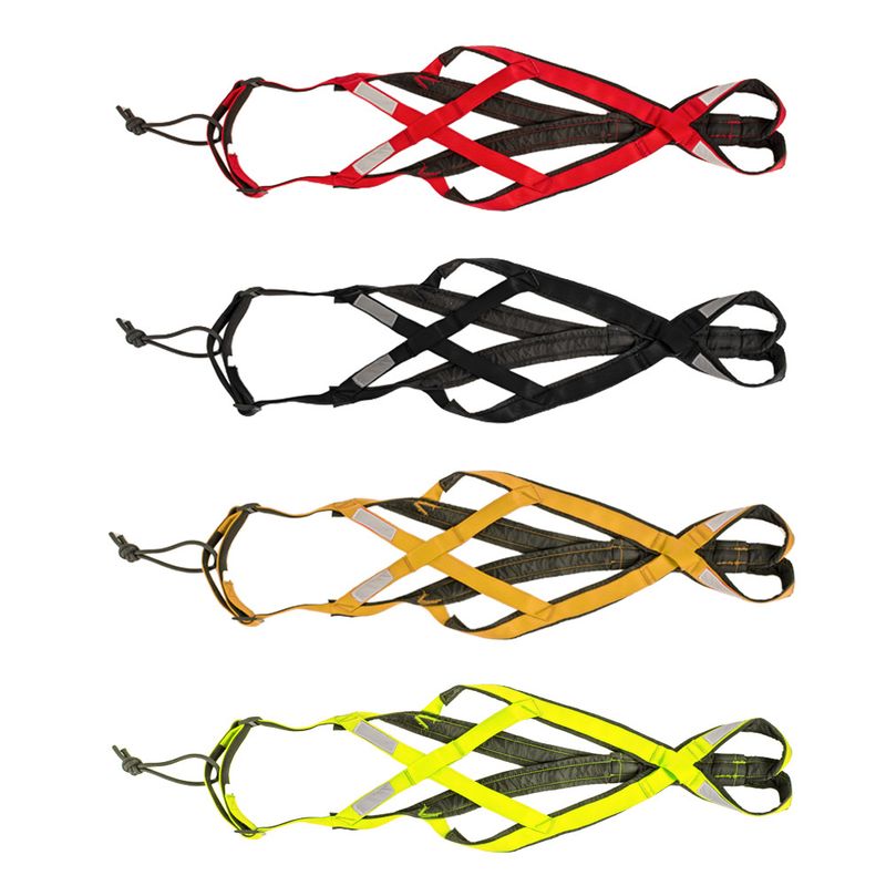 Snowboard Cart Leash Night Reflective Dog Sleigh Chest Harness_voghion.com