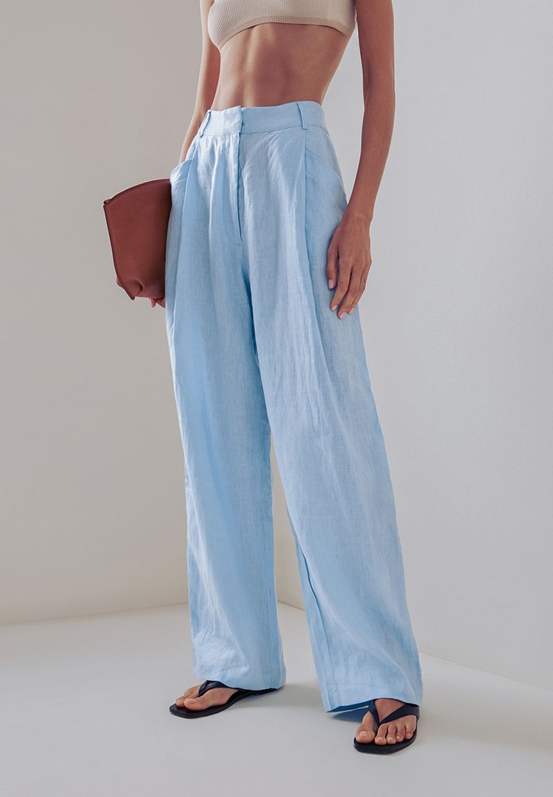 Abbigliamento da donna, abiti larghi in cotone e lino, semplici camicie a maniche lunghe e pantaloni, due pezzi casual_voghion.com