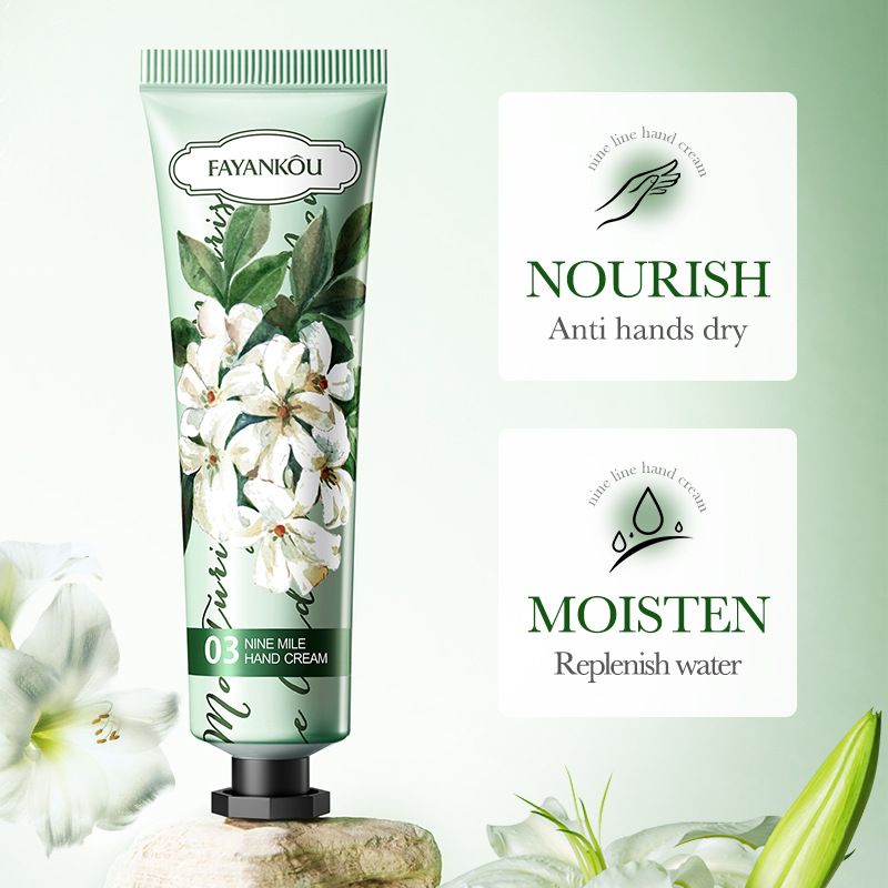 Crema de manos hidratante FAYANKOU Jiulixiang para otoño e invierno, antisequedad y grietas (en inglés)_voghion.com