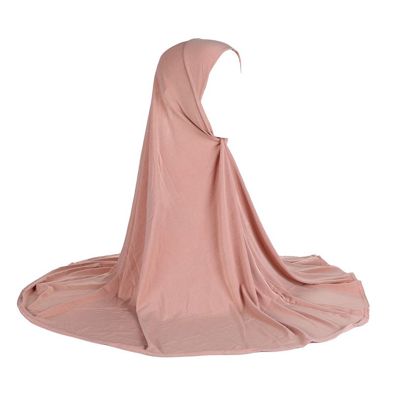 Semplice grande sciarpa di garza tinta unita piatto leggero cappuccio malese cappello arabo H023_voghion.com
