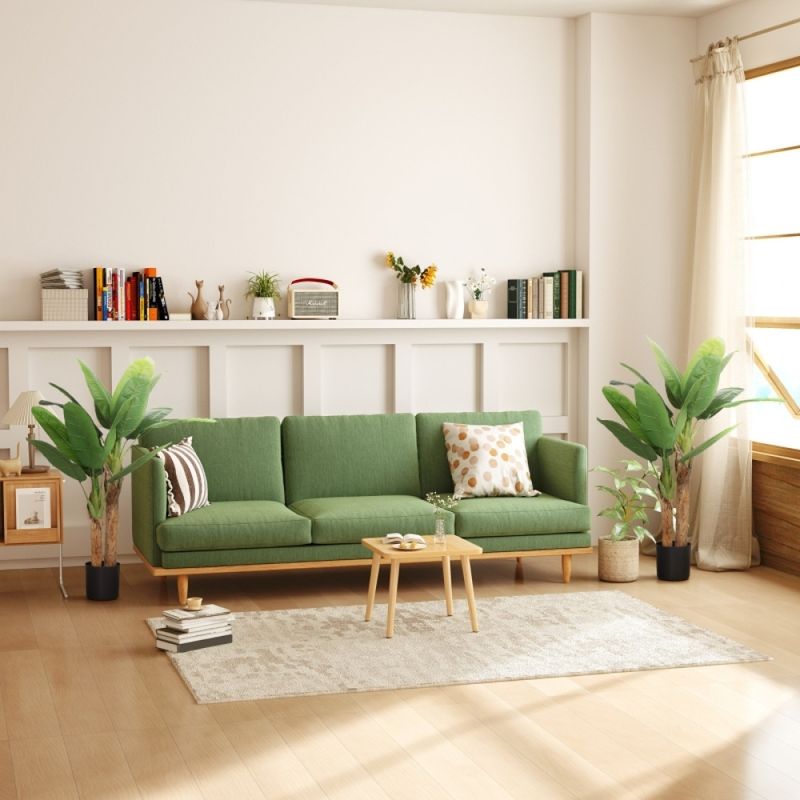 Künstlicher Bananenbaum 2er Set Groß 120 Cm Kunstpflanze, Pflanzen Bananenbaum Wie Echt Mit Topf, Kunstmoos, Kunstgras Für Wohnzimmer Schlafzimmer_voghion.com