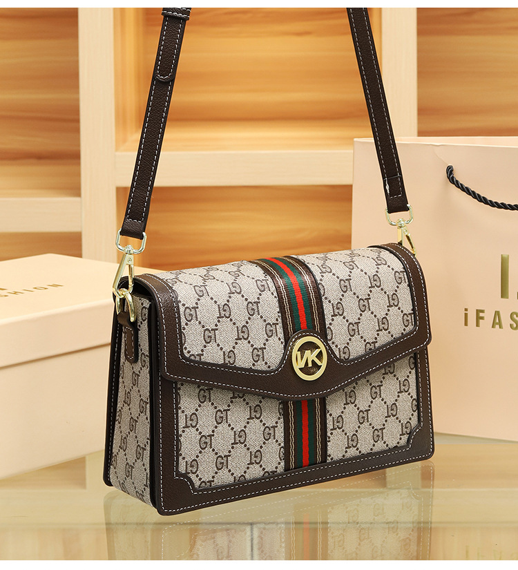Borsa 2023 nuova borsa tendenza moda piccola folla stampa retrò piccola borsa quadrata borsa a tracolla Messenger di alto livello_voghion.com