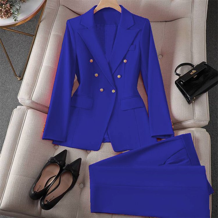 Women's Clothing Spring Red Suit Jacket Women's New Professional Temperament Commuter Small Fashion Suit Set_voghion.com