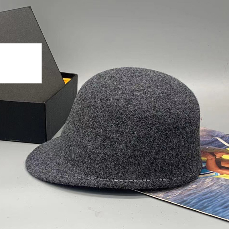 Autumn and winter children's woolen caps for girls and boys, equestrian hats, wool felt hats, knight hats, trendy casual hats_voghion.com