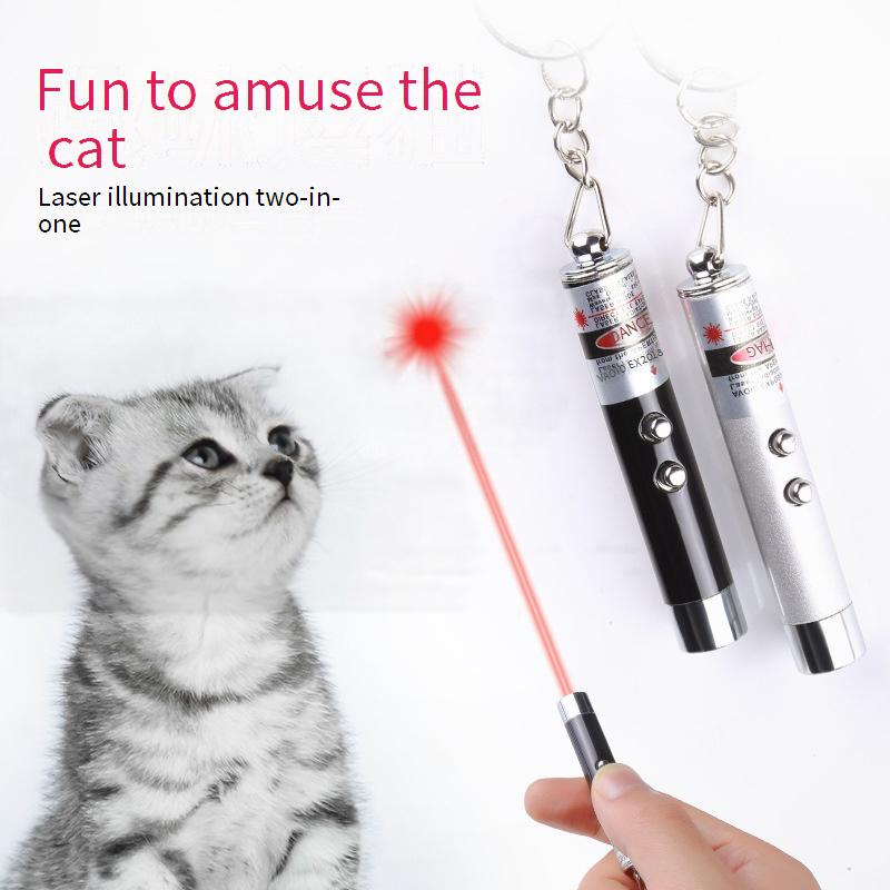 Lazer Kedi Şaka Çubuğu Kızılötesi Evcil Hayvan Kedi Kalemi Lazer Işık Bebek Kedi Kedi Malzemeleri Etkileşimli Kedi Oyuncakları_voghion.com