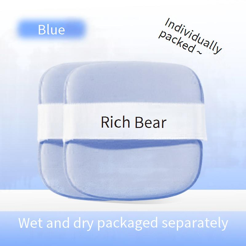 Piękno i zdrowie Rich Bear Skin Friendly Super Q Soft Air Cushion Powder Puff Wet And Dry Dual Sided Makeup Piękno Makijaż Nie Zjada Pudru_voghion.com