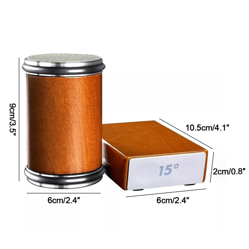 Rollmesserschärfer-Set zum Schärfen von Rollmessern mit gerader Kante und Industriediamanten. Kochmesser-Set. Schnelle Lieferung._voghion.com