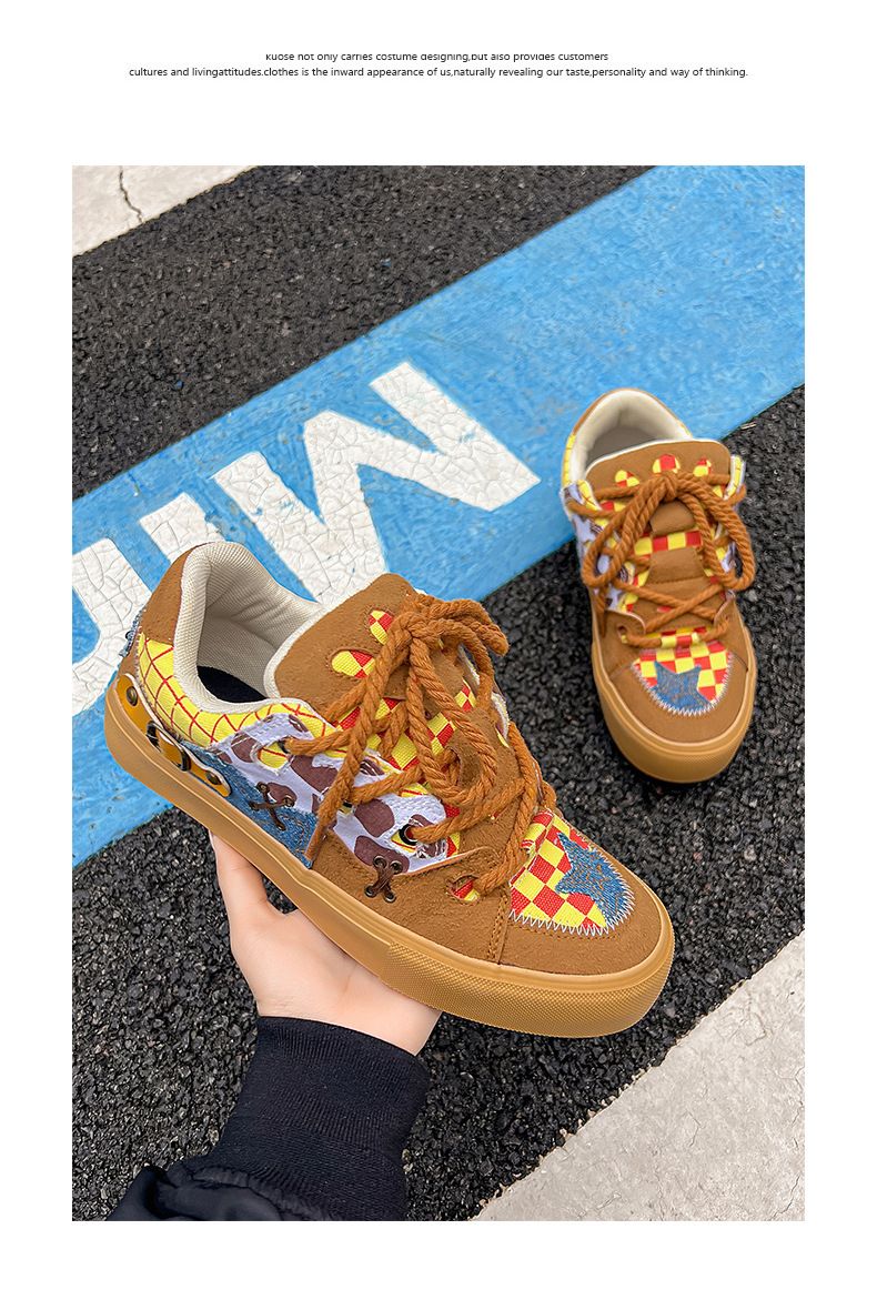 Neue Frühjahr 2025 Brot Schuhe Für Männer Und Frauen, Paare Leinwand Skateboard Schuhe_voghion.com