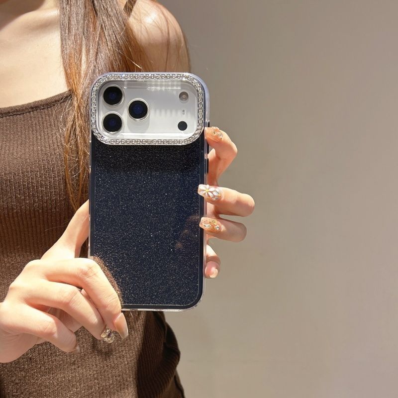 Neue Handyhülle mit Diamant-besetzter Linse und Glitzer für das iPhone 17 Pro Max – High-End-Stil – 16-teiliges Set – 15 Teile im Luxusdesign_voghion.com
