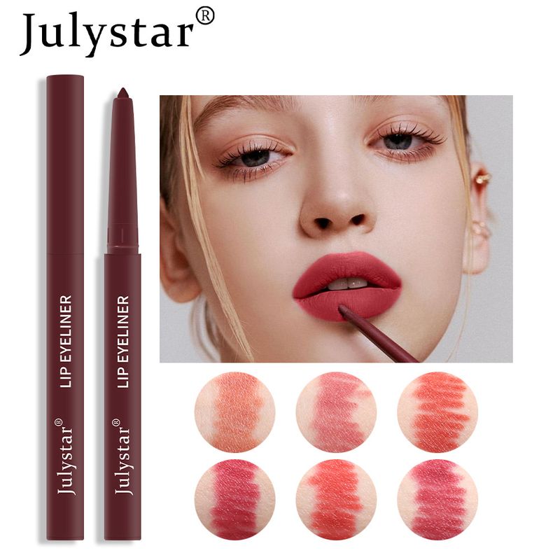 Lip Outlining Lip Line Pen, Long-lasting And Easy To Color, Matte Velvet Lip Pen, Full Support_voghion.com