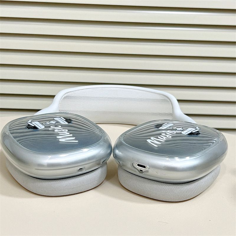 Personalized Headset for  AirPods MAX Headset Case Wireless Bluetooth Transparent Protective Cover_voghion.com