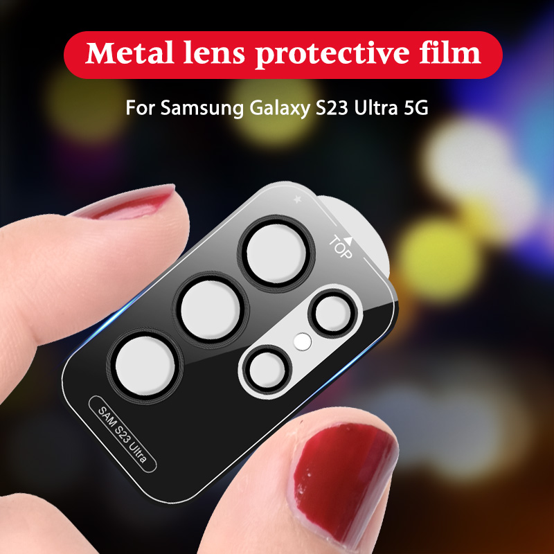 Für Samsung Galaxy S23 Ultra 5G Glitzer Diamant Objektivschutz Für Samsung S23 Ultra Plus S22 Ultra 5G Metalllinsenring_voghion.com