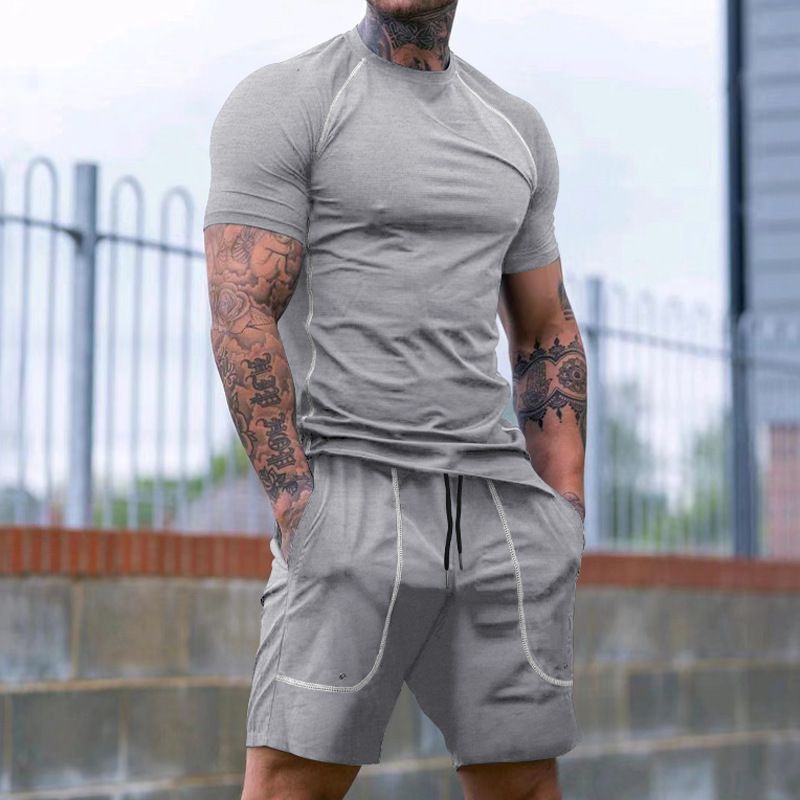 Pantalones cortos rectos y holgados de verano para hombre, transpirables, de secado rápido y fáciles de combinar, para playa, deportivos, de nueva marca._voghion.com