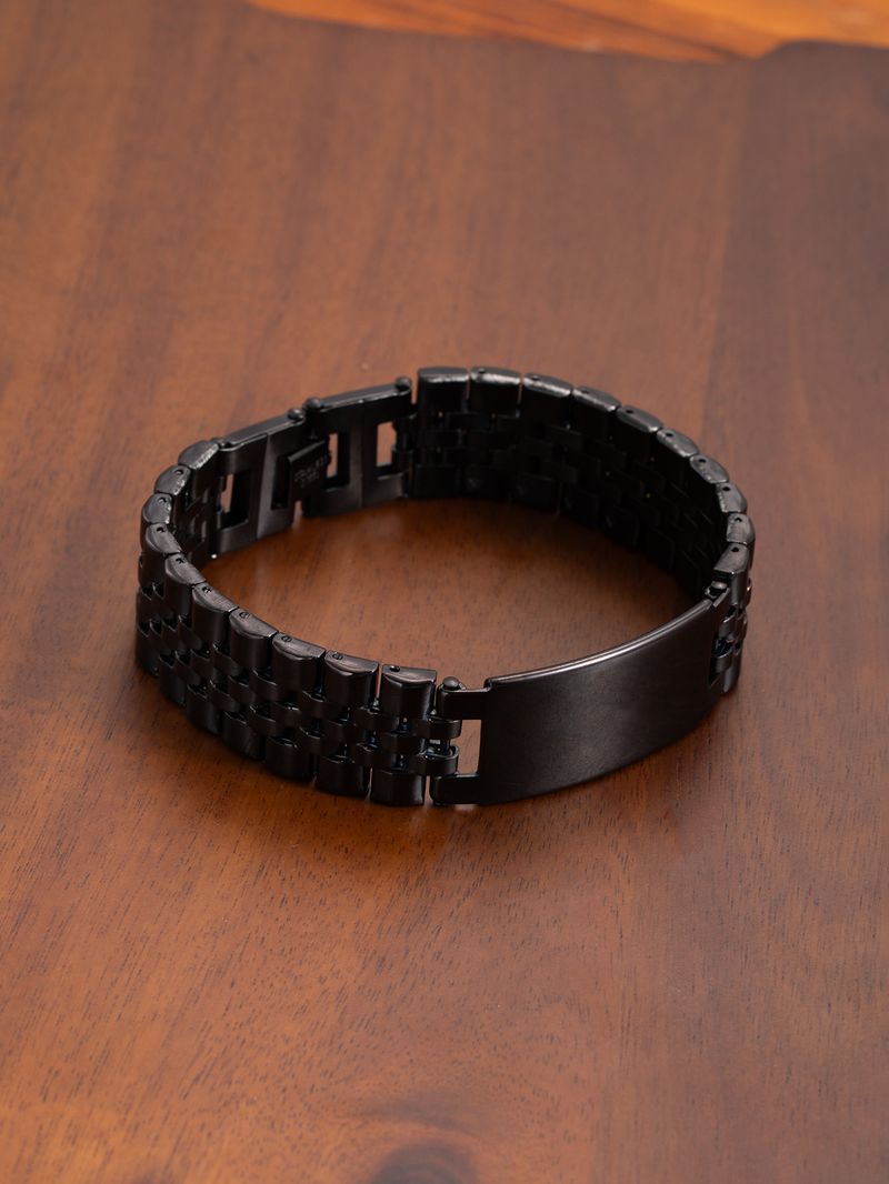 Cinturino per orologio da uomo di lusso, liscio, curvo, di alta qualità, con incisione in oro, resistente allo sbiadimento, stile hip-hop._voghion.com