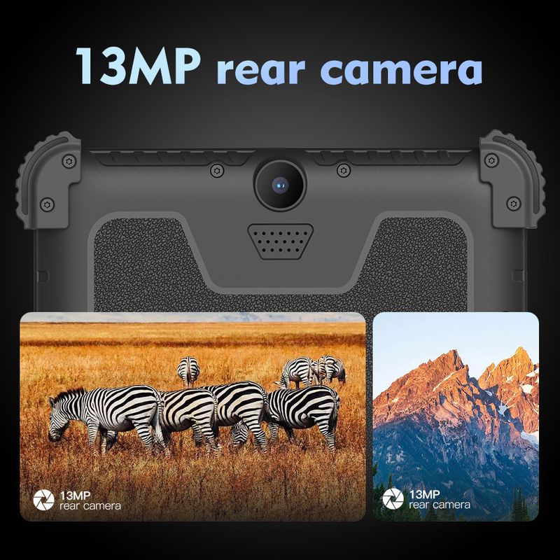 8-Inch Rugged Industrial Tablet - NFC, Fingerprint Scanner, 2D Barcode Reader, 4G LTE & Android OS - IP65 Waterproof/Dustproof/Drop-Proof_voghion.com