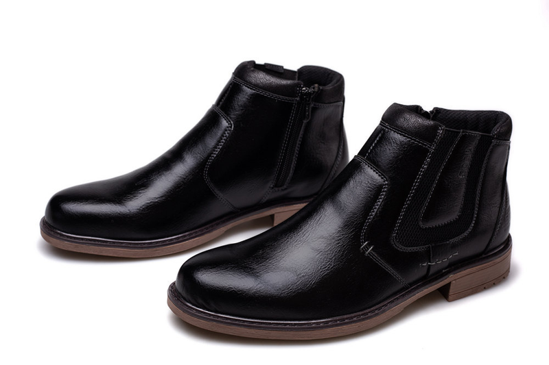 Men's Boots Leather Effortless and Formal Fashionable Comfortable Stylish Boots_voghion.com