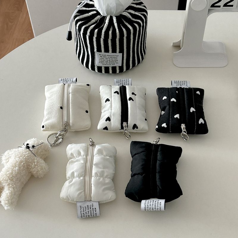Koreanischer Stil INS Design Geldbörse Süße Clutch Make-up Lippenstift Kartenhalter Tragbare Cloud Tasche für Frauen_voghion.com