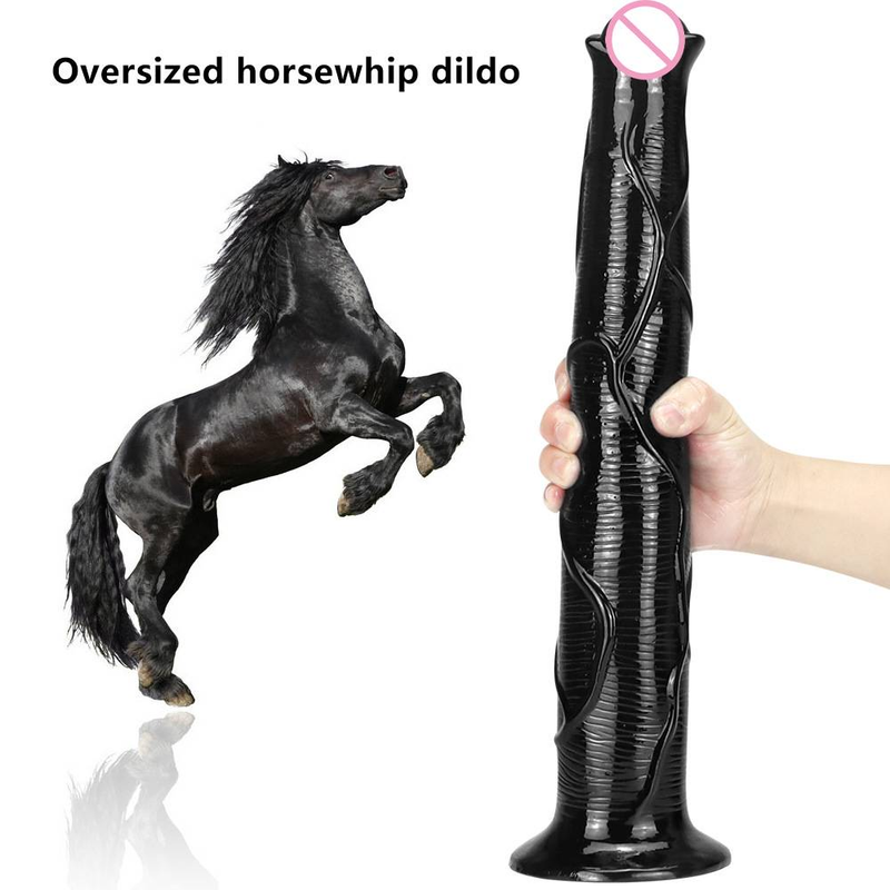 Realistischer Tierdildo mit Saugnapf, riesiger großer Pferdedildo, Analsexspielzeug für Frauen und Männer, schwul, Masturbatoren für Erwachsene_voghion.com