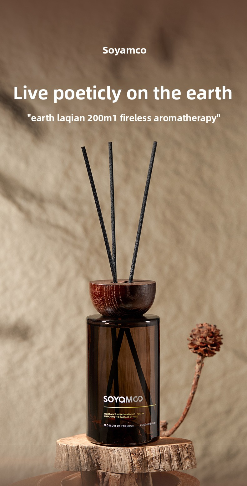 Scented Candle & Diffuser Gift Set Exotic Wood & Citrus Aromas For Home Spa, Romantic Gifts (Ebony Oud, Frost Fir, Cuban Cigar, Zen Tea, Lily Citrus)_voghion.com
